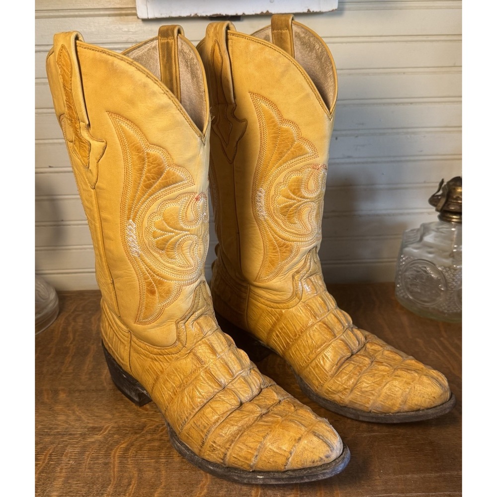 Holster Genuine Caiman Cowboy Boots